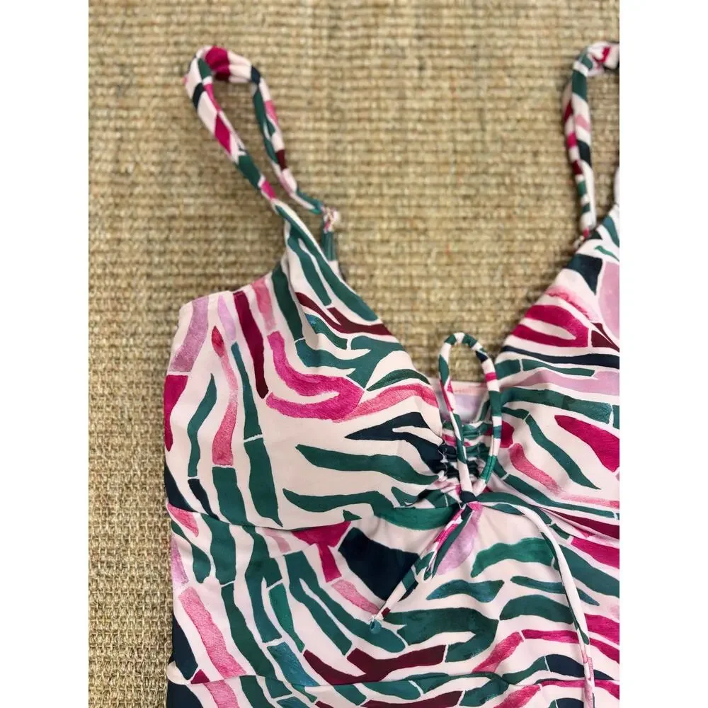 🌸 Summersalt One-Piece Swimsuit | Size 10 | Abstract Zebra Print
